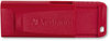 A Picture of product VER-98525 Verbatim® Store 'n' Go® USB Flash Drive. 128 GB. Red.
