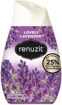 Renuzit® Adjustables Air Freshener. 7 oz. Lovely Lavender scent. 12 cones/carton.
