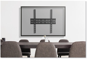 Innovera® Fixed and Tilt TV Wall Mount for Monitors 32" to 55", 16.7w x 2d 18.3h