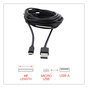 A Picture of product IVR-30013 Innovera® USB to Micro Cable 10 ft, Black