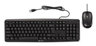 A Picture of product IVR-69202 Innovera® Slimline Keyboard and Mouse USB 2.0, Black