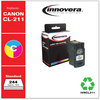 A Picture of product IVR-CL211 Innovera® CL211, PG210 Ink Remanufactured Tri-Color Replacement for CL-211 (2976B001), 244 Page-Yield