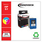 A Picture of product IVR-20057 Innovera® 20056, 20057 Inkjet Cartridge Remanufactured Tri-Color Ink, Replacement for 57 (C6657AN), 400 Page-Yield