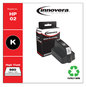 A Picture of product IVR-21WN Innovera® 21WN, 71WN, 72WN, 73WN, 74WN, 75WN Inkjet Cartridge Remanufactured Black Ink, Replacement for 02 (C8721WN), 660 Page-Yield