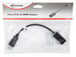 A Picture of product IVR-30042 Innovera® Display Port-HDMI Adapter DisplayPort-HDMI 0.65 ft, Black