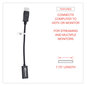 A Picture of product IVR-30042 Innovera® Display Port-HDMI Adapter DisplayPort-HDMI 0.65 ft, Black