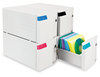 A Picture of product SAM-39501 Innovera® CD/DVD Storage Drawer Holds 150 Discs, Light Gray