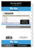 A Picture of product AAG-48112521 AT-A-GLANCE® 1-Page-Per-Day Planner Refills 8.5 x 5.5, White Sheets, 12-Month (Jan to Dec): 2026