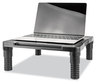 A Picture of product IVR-55010 Innovera® Single Level Monitor Riser. 13.13 X 13.5 X 4 in. Black.