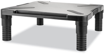 Innovera® Single Level Monitor Riser. 13.13 X 13.5 X 4 in. Black.