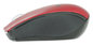 A Picture of product IVR-62204 Innovera® Mini Wireless Optical Mouse 2.4 GHz Frequency/30 ft Range, Left/Right Hand Use, Red/Black