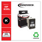 A Picture of product IVR-63XLB Innovera® F6U64AN Ink Remanufactured Black High-Yield Replacement for 63XL (F6U64AN), 480 Page-Yield
