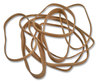 A Picture of product UNV-00154 Universal® Rubber Bands Size 54 (Assorted), Assorted Gauges, Beige, 1 lb Box