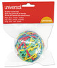A Picture of product UNV-00460 Universal® Rubber Band Ball 3" Diameter, Size 32, Assorted Colors, 260/Pack