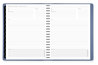 A Picture of product AAG-70940X20 AT-A-GLANCE® Contemporary Weekly/Monthly Planner 11.38 x 9, Slate Blue Cover, 12-Month (Jan to Dec): 2026