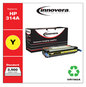 A Picture of product IVR-7562A Innovera® 7563A, 7562A, 7561A, 7560A Toner Cartridge Remanufactured Yellow Replacement for 314A (Q7562A), 3,500 Page-Yield