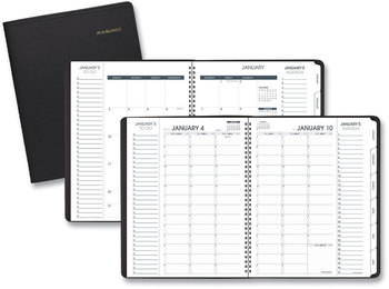 AT-A-GLANCE® Triple View™ Weekly/Monthly Appointment Book Weekly Vertical-Column Format 11 x 8.25, Black Cover, 12-Month (Jan to Dec): 2026
