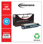 A Picture of product IVR-7581A Innovera® 7581A, 7582A, 7583A Laser Cartridge Remanufactured Cyan Toner, Replacement for 503A (Q7581A), 6,000 Page-Yield