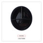 A Picture of product UNV-08108 Universal® Recycled Plastic Big Pencil Cup 4.38" Diameter x 5.63"h, Black