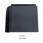 A Picture of product UNV-08116 Universal® Recycled Telephone Stand and Message Center, 12.25 x 10.5 5.25, Black