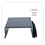 A Picture of product UNV-08116 Universal® Recycled Telephone Stand and Message Center, 12.25 x 10.5 5.25, Black