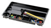 A Picture of product UNV-08120 Universal® Recycled Drawer Organizer Nine Compartments, 14 x 9.13 1.13, Plastic, Black
