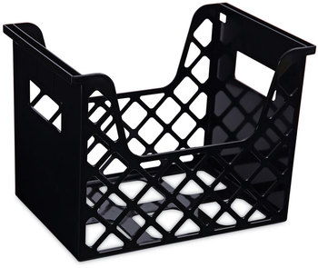 Universal® Recycled Extra Capacity Desktop File Holder Letter Size, 8.5" Long, Black