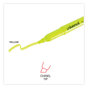 A Picture of product UNV-08856 Universal™ Pocket Highlighters Highlighter Value Pack, Fluorescent Yellow Ink, Chisel Tip, Barrel, 36/Pack