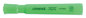 A Picture of product UNV-08862 Universal™ Desk Highlighters Fluorescent Green Ink, Chisel Tip, Barrel, Dozen