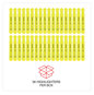 A Picture of product UNV-08866 Universal™ Desk Highlighters Highlighter Value Pack, Fluorescent Yellow Ink, Chisel Tip, Barrel, 36/Pack