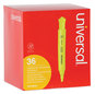 A Picture of product UNV-08866 Universal™ Desk Highlighters Highlighter Value Pack, Fluorescent Yellow Ink, Chisel Tip, Barrel, 36/Pack