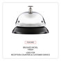 A Picture of product UNV-10000 Universal® Call Bell 3.38" Diameter, Brushed Nickel