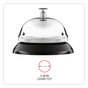 A Picture of product UNV-10000 Universal® Call Bell 3.38" Diameter, Brushed Nickel