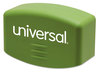 A Picture of product UNV-10030GN Universal® Recycled Pre-Inked Custom Stamp Micropore Preinked, 2.5 x 1