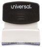 A Picture of product UNV-10054 Universal® Pre-Inked One-Color Stamp Message FAXED, Red