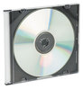 A Picture of product IVR-85800 Innovera® CD/DVD Slim Jewel Cases Clear/Black, 100/Pack