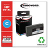 A Picture of product IVR-951XLC Innovera® 950XLB-N048AN Ink Remanufactured Cyan High-Yield Replacement for 951XL (CN046AN), 1,500 Page-Yield