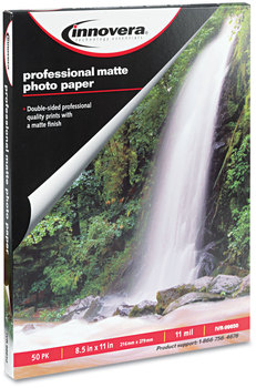 Innovera® Heavyweight Photo Paper 11 mil, 8.5 x Matte White, 50/Pack