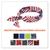 A Picture of product EGO-12303 ergodyne® Chill-Its 6700 Cooling Polymer Headband with Tie. One Size Fits Most. 36.5 X 2 in. Stars and Stripes Design. Ships in 1-3 Business Days.