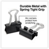 A Picture of product UNV-10199VP Universal® Binder Clips Clip Zip-Seal Bag Value Pack, Mini, Black/Silver, 144/Pack