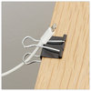 A Picture of product UNV-10200VP3 Universal® Binder Clips Value Pack, Small, Black/Silver, 36/Box