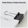 A Picture of product UNV-10200VP3 Universal® Binder Clips Value Pack, Small, Black/Silver, 36/Box