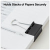 A Picture of product UNV-10210VP Universal® Binder Clips Clip Zip-Seal Bag Value Pack, Medium, Black/Silver, 36/Pack