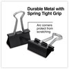 A Picture of product UNV-10210VP Universal® Binder Clips Clip Zip-Seal Bag Value Pack, Medium, Black/Silver, 36/Pack