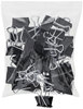 A Picture of product UNV-10210VP Universal® Binder Clips Clip Zip-Seal Bag Value Pack, Medium, Black/Silver, 36/Pack