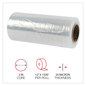 A Picture of product UNV-121580 Universal® Handwrap Film Stretch 12" x 1,500 ft Roll, 20 mic (80-Gauge), Clear, 4/Carton