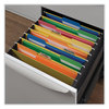 A Picture of product UNV-16466 Universal® Deluxe Heavyweight File Folders 1/3-Cut Tabs: Assorted, Letter Size, 0.75" Expansion, Colors, 50/Box