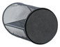 A Picture of product UNV-20019 Universal® Metal Mesh 3-Compartment Pencil Cup 4.13" Diameter x 6"h, Black
