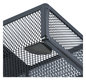A Picture of product UNV-20021 Universal® Metal Mesh Drawer Organizer Six Compartments, 15 x 11.88 2.5, Black