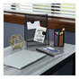 A Picture of product UNV-20027 Universal® Metal Mesh Document Holder Free Standing, 35 Sheet Capacity, Black